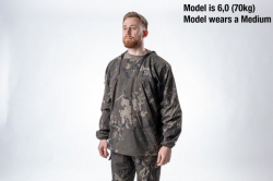 Дождевик с москитной защитой лица Nash ZT Lite Hydra Flex Hoody Camo L 1шт