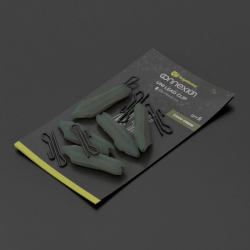 Безопасная клипса для грузил Ridge Monkey Connexion Uni Lead Clip Camo Green 5шт