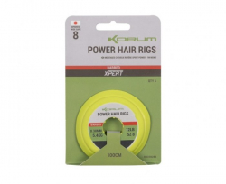 Готовый поводок Korum Power Hair Rigs Barbed 1m 12lb 0.30mm Size 8 6pcs