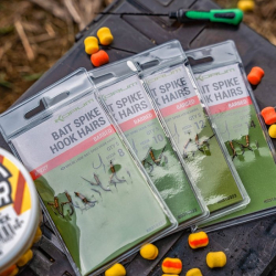 Готовый оснастка Korum Bait Spike Hook Hairs Barbed Size 10 5pcs