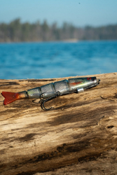 Силиконовая приманка Rage Pro shad Jointed UV Ultra Natural Roach Loaded 14cm / 5.5inch 31g 1шт