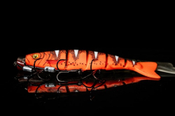 Силиконовая приманка Rage Pro shad Jointed UV Ultra Natural Roach Loaded 14cm / 5.5inch 31g 1шт