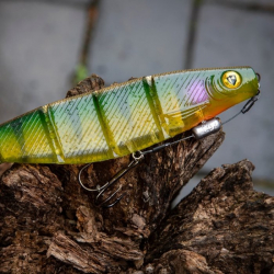 Силиконовая приманка Rage Pro shad Jointed UV Ultra Natural Roach Loaded 14cm / 5.5inch 31g 1шт