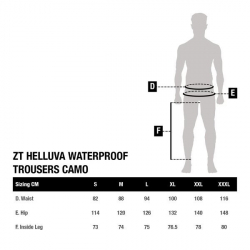 Штаны водонепроницаемые Nash ZT Helluva Waterproof Trousers Camo 1шт
