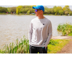 Футболка с длинными рукавами Preston Grey Performance Sun Shirt UPF-40 1шт