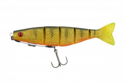 Силиконовая приманка Rage Pro shad Jointed UV Natural Perch Loaded 14cm / 5.5inch 31g 1шт