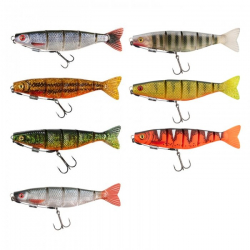 Силиконовая приманка Rage Pro shad Jointed UV Natural Perch Loaded 14cm / 5.5inch 31g 1шт