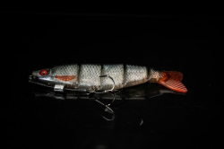 Силиконовая приманка Rage Pro shad Jointed UV Natural Perch Loaded 14cm / 5.5inch 31g 1шт