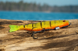 Силиконовая приманка Rage Pro shad Jointed UV Natural Perch Loaded 14cm / 5.5inch 31g 1шт