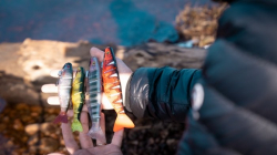 Силиконовая приманка Rage Pro shad Jointed UV Natural Perch Loaded 14cm / 5.5inch 31g 1шт
