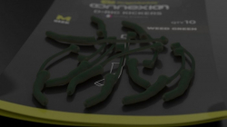 Лентяйка Ridge Monkey Connexion D-Rig Kickers Weed Green M 10шт