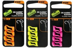 Лентяйка под зиг риг Fox Zig Aligna Sleeves  red 8шт