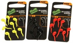 Лентяйка под зиг риг Fox Zig Aligna Sleeves  red 8шт