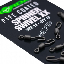Вертлюг быстросьемный для крючка Korda PTFE Spinner Swivel XX Size 11