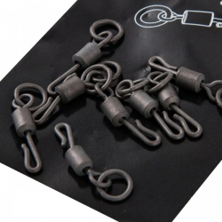 Вертлюг быстросьемный с кольцом Korda PTFE Coated QC Ring Swivel Size 11 8шт