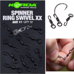 Вертлюг быстросьемный для крючка Korda Spinner Swivel XX Size 11