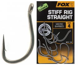 Крючки Fox Edges Armapoint Stiff Rig straight size 7 10шт