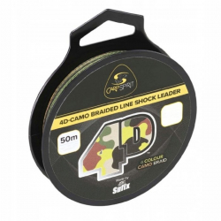 Шок лидер Carp Spirit 4D-Camo Braided Line Shock Leader 50m 0,35mm 40,5lb / 18,4kg
