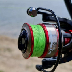 Плетеный шнур Nevis Impulse 8 Braid Fluo Green 0,10mm 7,80kg 100m