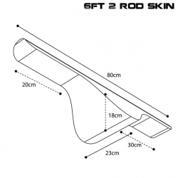Чехол для удилищ Nash Scope OPS Hi Protect 2 Rod Skin 6ft 80cm
