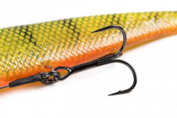 Силиконовая приманка Rage Pro Shad UV Glitter Perch Loaded 18cm 1шт
