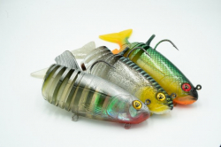 Силиконовая приманка Rage Jointed Replicant Original Stickleback 15cm / 6inch 60g 1шт