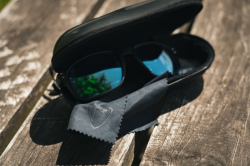 Солнцезащитные очки Rage Transparent Black Brown Lens Mirror Blue Eyewear