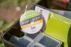 Эластичная маркерная нить Korum Marka-Flex Fluoro Orange 5m