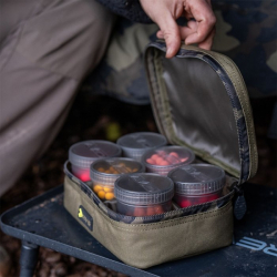 Кейс с баночками для дипования Avid Carp RVS 8-Pot Hookbait Pouch