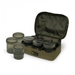 Кейс с баночками для дипования Avid Carp RVS 8-Pot Hookbait Pouch