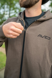 Толстовка Avid Carp Compound Zip Hoodie Brown XL 1шт