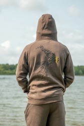 Толстовка Avid Carp Compound Zip Hoodie Brown XL 1шт