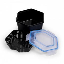 Контейнер для насадок і приманок Zebco Secure Lock Bait Box And Sieve 2L
