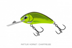 Воблер Salmo Rattlin Hornet Floating Chartreuse 6.5cm 20g 2.5/5.0m 1шт