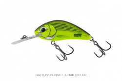 Воблер Salmo Rattlin Hornet Floating Chartreuse 6.5cm 20g 2.5/5.0m 1шт