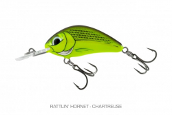 Воблер Salmo Rattlin Hornet Floating Chartreuse 6.5cm 20g 2.5/5.0m 1шт