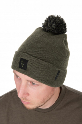 Шапка Fox Collection Bobble Hat Green / Black