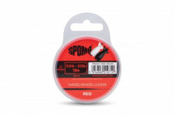 Конусний шок лідер Spomb Tapered Braided Leaders Red 3pcs 10m 50lb-20lb