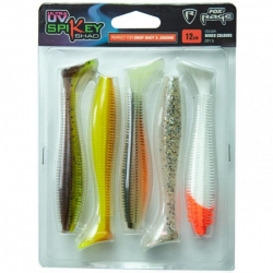 Силіконова приманка Rage Ultra UV Spikey Shad Mixed Colour Pack 12cm x 5