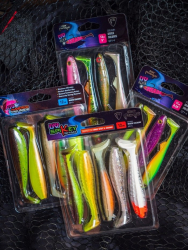 Силіконова приманка Rage Ultra UV Spikey Shad Mixed Colour Pack 12cm x 5