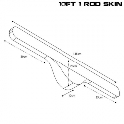 Чехол для удилищ Nash Scope OPS Soft Protect 1 Rod Skin 10ft 135cm