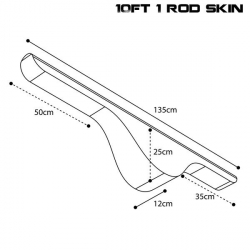 Чехол для удилищ Nash Scope OPS Hi Protect 1 Rod Skin 10ft 135cm