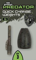 Грузило для ловли хищника Rage Predator Camo Quick Change Weights 5g 4шт