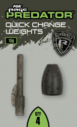 Грузило для ловли хищника Rage Predator Camo Quick Change Weights 5g 4шт