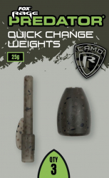 Грузило для ловли хищника Rage Predator Camo Quick Change Weights 5g 4шт