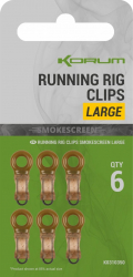Клипса скользящей оснастки Korum Smokescreen Running Rig Clips