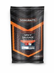 Пеллетс Sonubaits Spicy Sausage Halibut Pellets