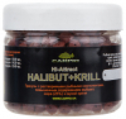 Пеллетс Carpio Hi-Attract Halibut + Krill 8mm 0.2kg