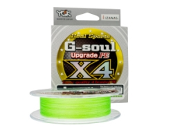 Шнур YGK G-Soul X4 Upgrade 150m (салат.) #0.3/6lb