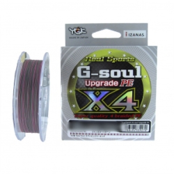 Шнур YGK G-Soul X4 Upgrade 200m (серый) #1.5/25lb